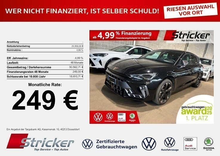 Gebraucht Cupra Leon 150 PS (110 kW) 2025 Midnight schwarz metallic Limousine