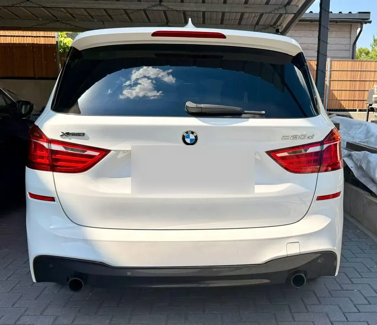 Gebraucht BMW 220 Gran Tourer M Sport 190 PS (139 kW) 2015 Weiß Van / Kleinbus