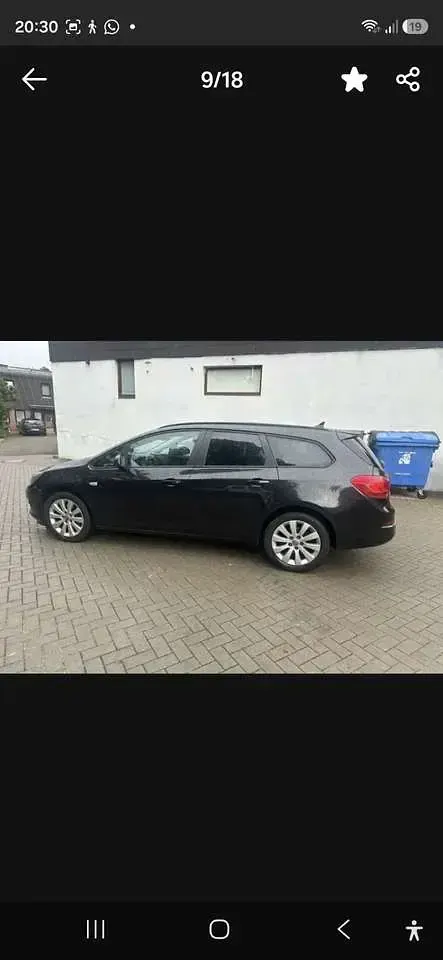 Gebraucht Opel Astra Edition 101 PS (74 kW) 2016 Schwarz Kombi