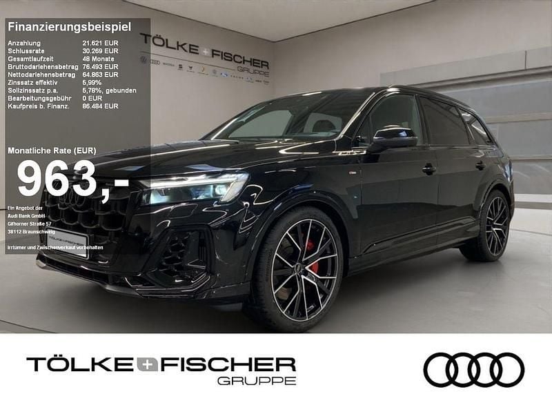 Schwarz Gebraucht 2025 Audi Q7 S-Line SUV | 86.484 € (Guter Preis) - Bild 1/4