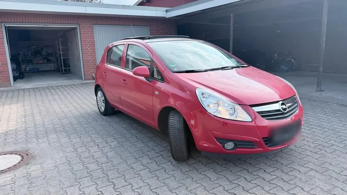 Gebraucht Opel Corsa 80 PS (58 kW) 2007 Rot Kleinwagen
