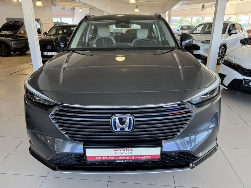 Gebraucht Honda HR-V Advance 107 PS (78 kW) 2023 Meteoroid grey metallic und schwarz SUV