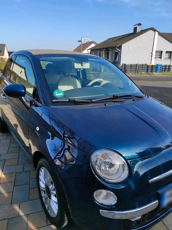 Gebraucht Fiat 500C Lounge 69 PS (50 kW) 2014 Blau Cabrio