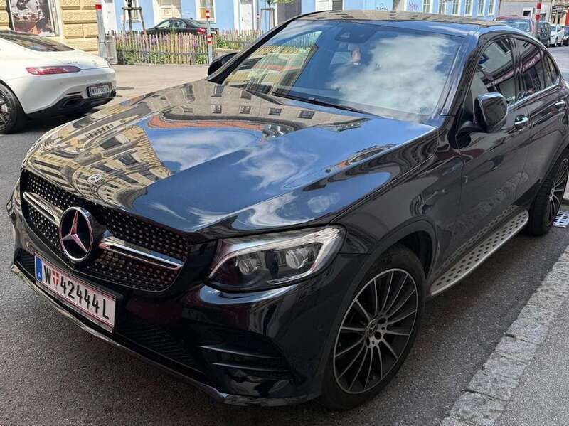 Schwarz Gebraucht 2018 Mercedes GLC220 Coupé | 34.500 € (Fairer Preis) - Bild 1/4