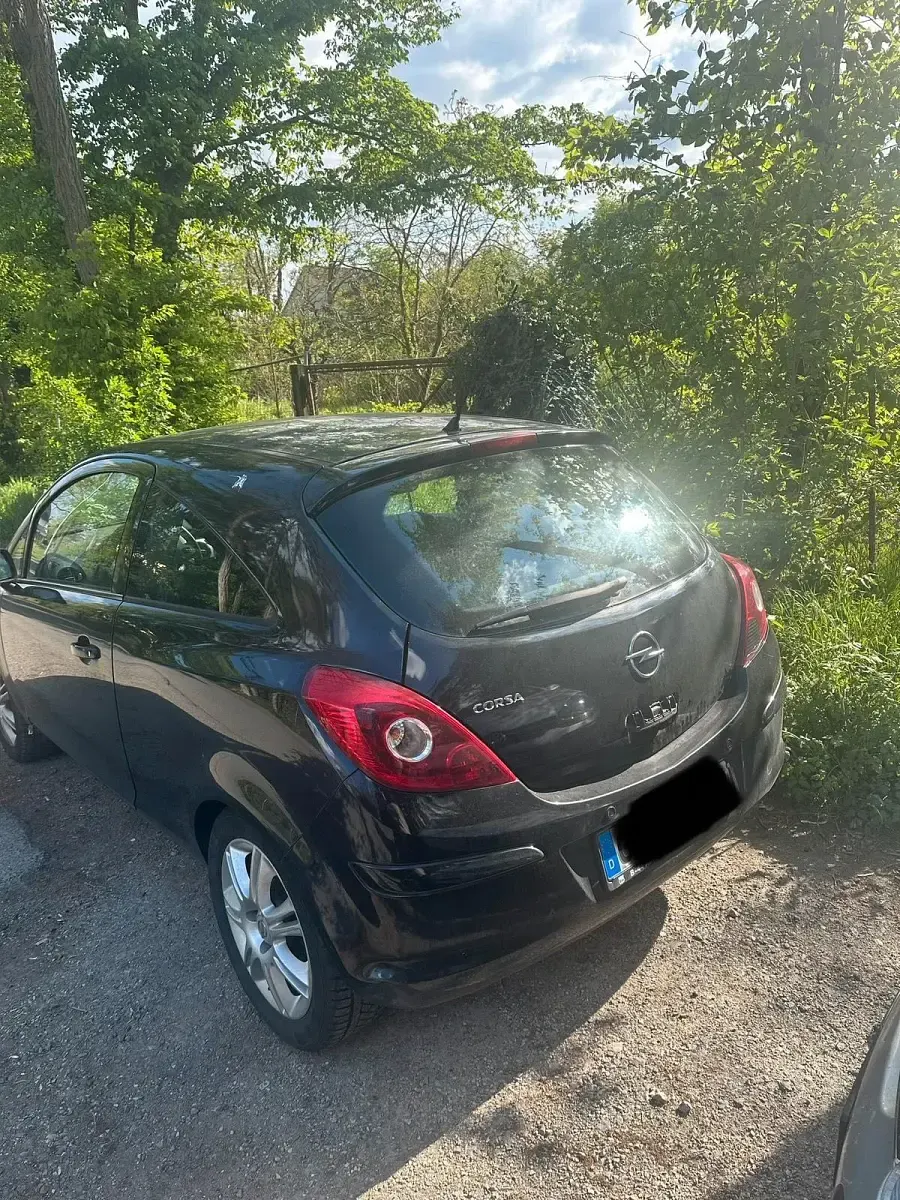 Gebraucht Opel Corsa 60 PS (44 kW) 2008 Schwarz Kleinwagen