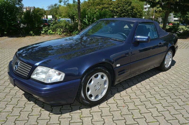 Gebraucht Mercedes SL280 193 PS (141 kW) 1997 Blau metallic Cabrio