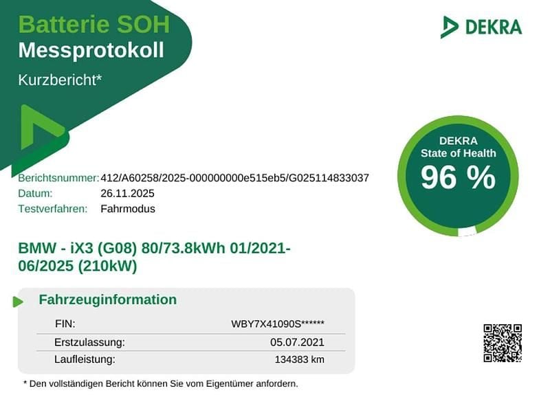 Gebraucht BMW iX3 Impressive 210 kW (286 PS) 2021 Carbonschwarz metallic SUV