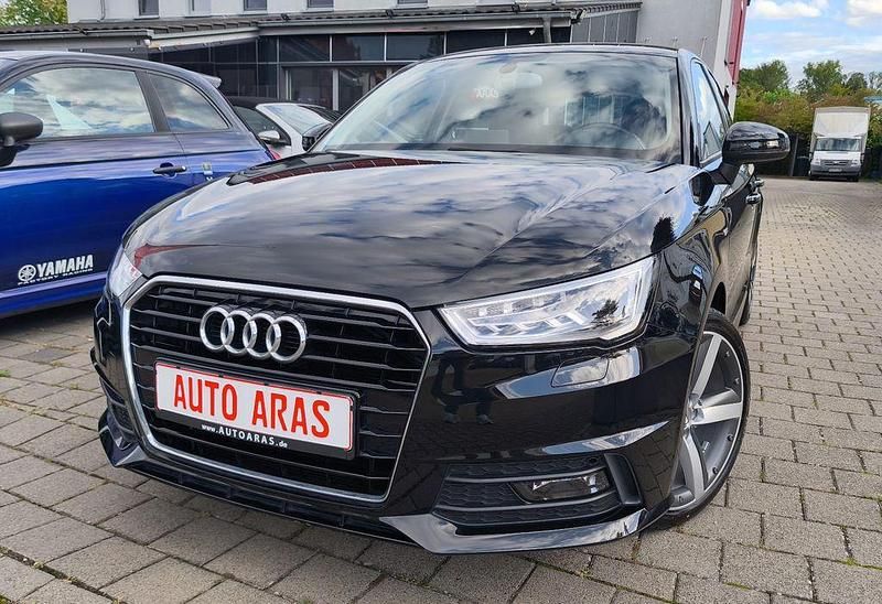 Schwarz Gebraucht 2016 Audi A1 Sportback S-Line Kleinwagen | 14.399 € (Fairer Preis) - Bild 1/4