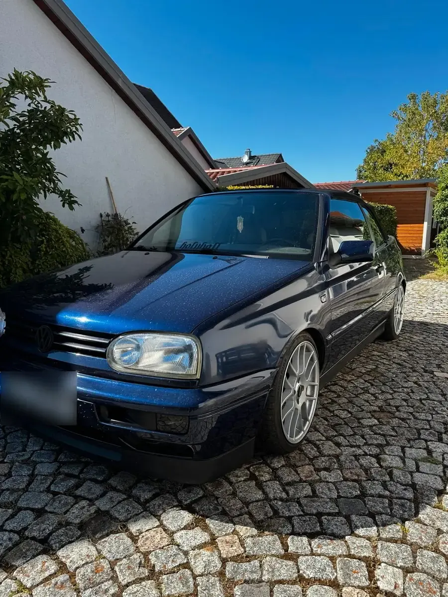 Gebraucht VW Golf Cabriolet 90 PS (66 kW) 1994 Blau Cabrio
