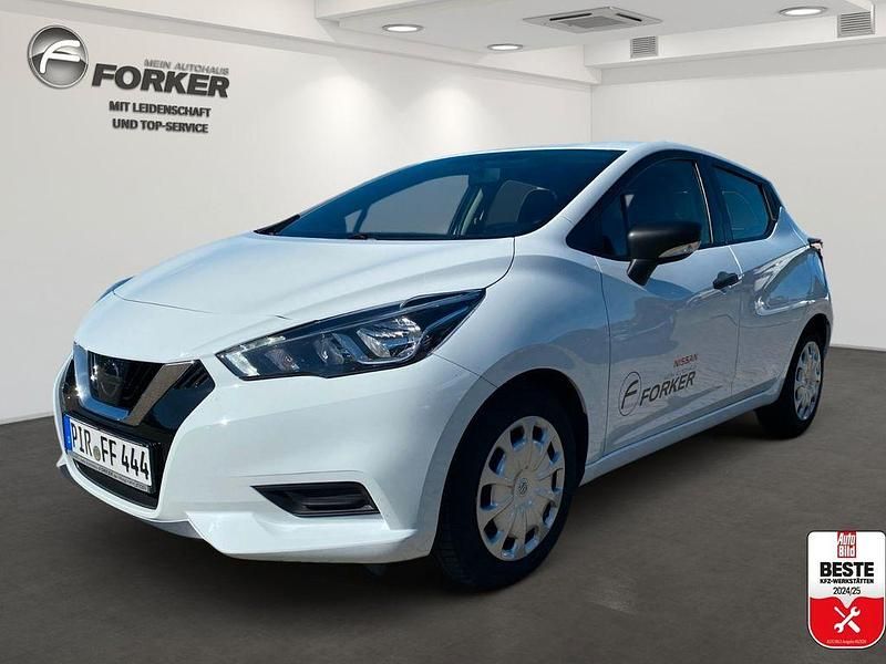 Weiß Gebraucht 2019 Nissan Micra Visia+ Kleinwagen | 9.990 € (Fairer Preis) - Bild 1/4