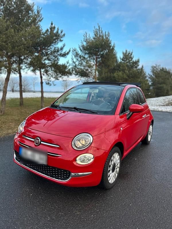 Rot Gebraucht 2016 Fiat 500 Pop Star Cabrio | 9.250 € (Fairer Preis) - Bild 1/4