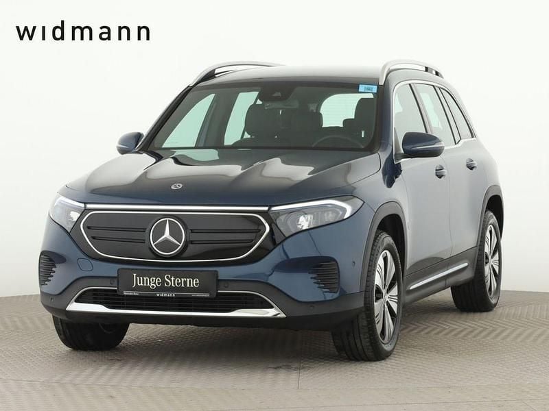 Denimblau metallic Gebraucht 2022 Mercedes EQB250 Progressive SUV | 29.850 € (Superpreis) - Bild 1/4