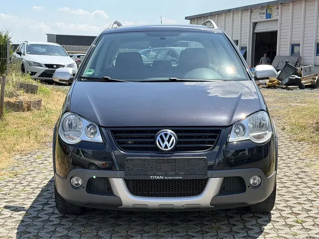 Gebraucht VW Polo Cross 69 PS (50 kW) 2008 Schwarz Kleinwagen