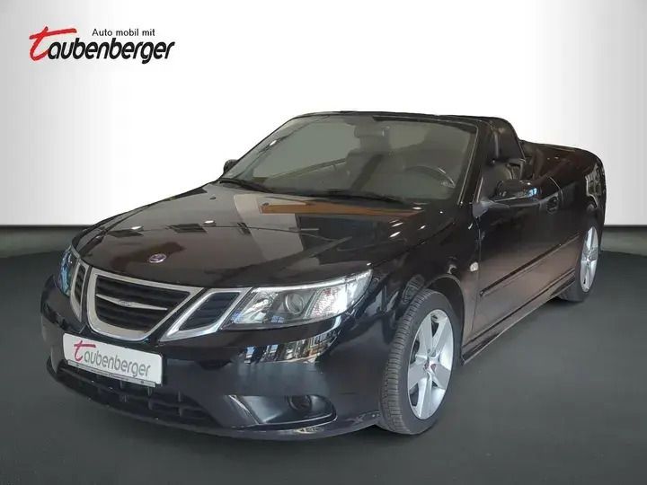 Black (schwarz) Gebraucht 2012 Saab 9-3 Vector Cabrio | 21.493 € - Bild 1/4