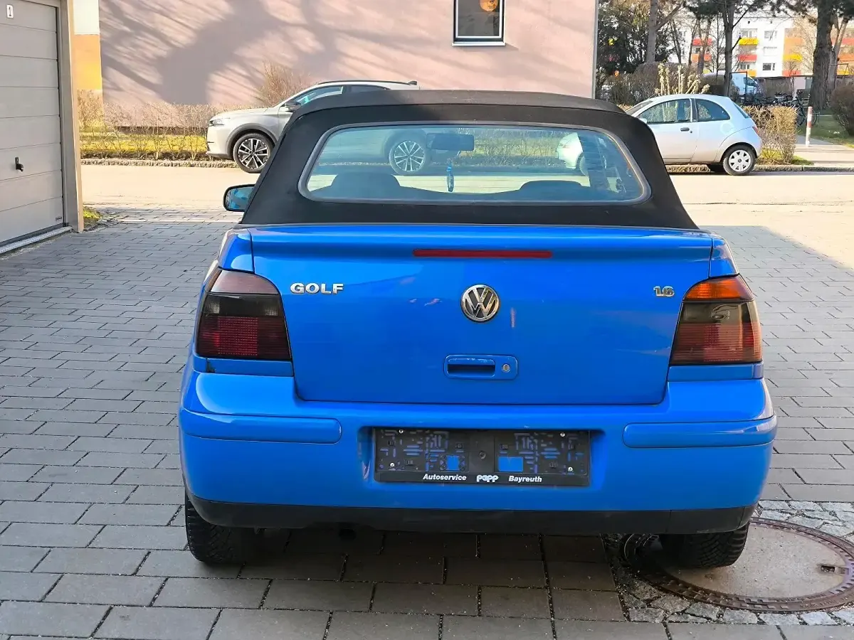 Gebraucht VW Golf Karmann 101 PS (74 kW) 2001 Blau Cabrio
