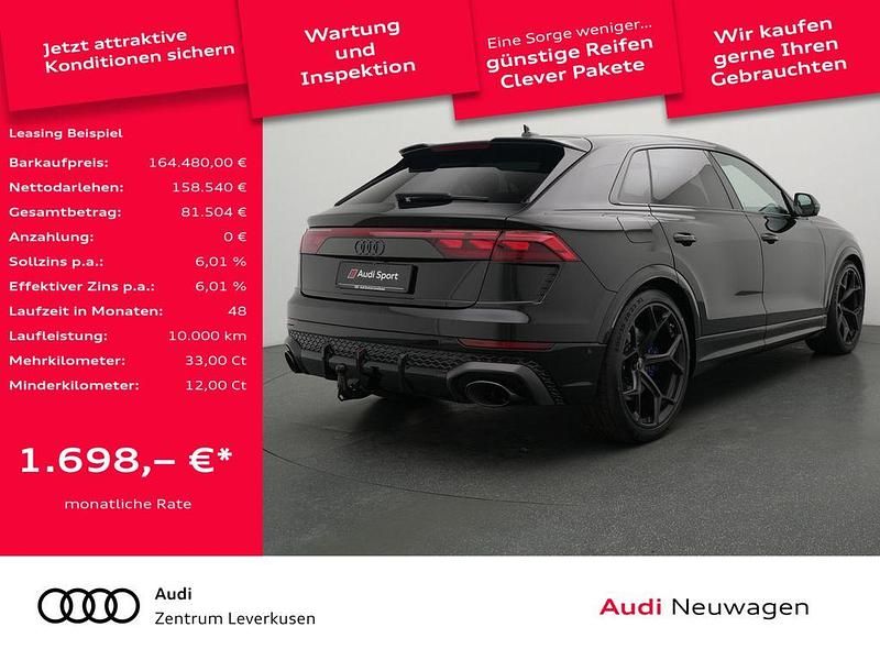 Neu Audi RS Q8 Performance 640 PS (470 kW) 2025 Schwarz SUV