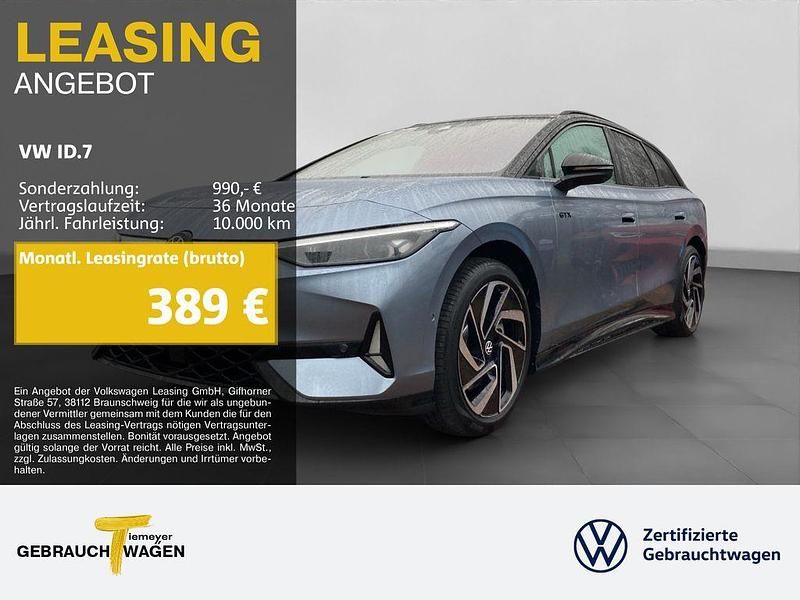 Blau Gebraucht 2025 VW ID.7 GTX Kombi | 49.450 € (Superpreis) - Bild 1/4