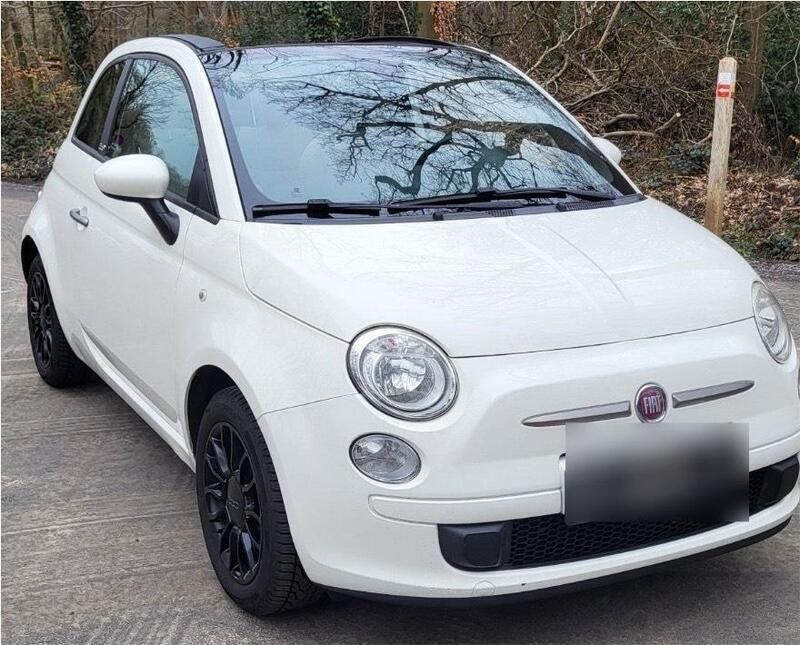 Weiß Gebraucht 2012 Fiat 500C Cabrio | 5.850 € (Fairer Preis) - Bild 1/4