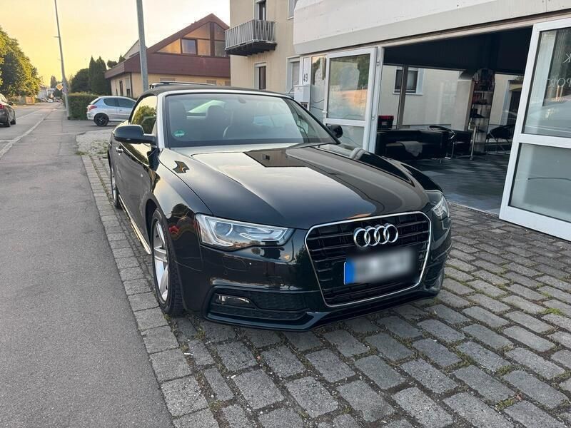 Schwarz Gebraucht 2012 Audi A5 Cabriolet S-Line Cabrio | 14.600 € (Fairer Preis) - Bild 1/4