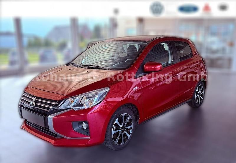 Rot metallic Gebraucht 2021 Mitsubishi Space Star Spirit+ | 14.190 € (Guter Preis) - Bild 1/4