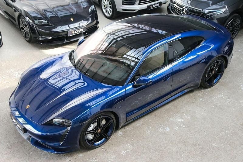 Gebraucht Porsche Taycan Turbo 500 kW (680 PS) 2021 Blau Limousine