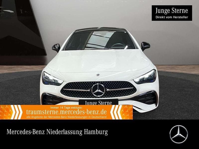 Weiß Gebraucht 2024 Mercedes CLE200 AMG Coupé | 50.990 € (Fairer Preis) - Bild 1/3