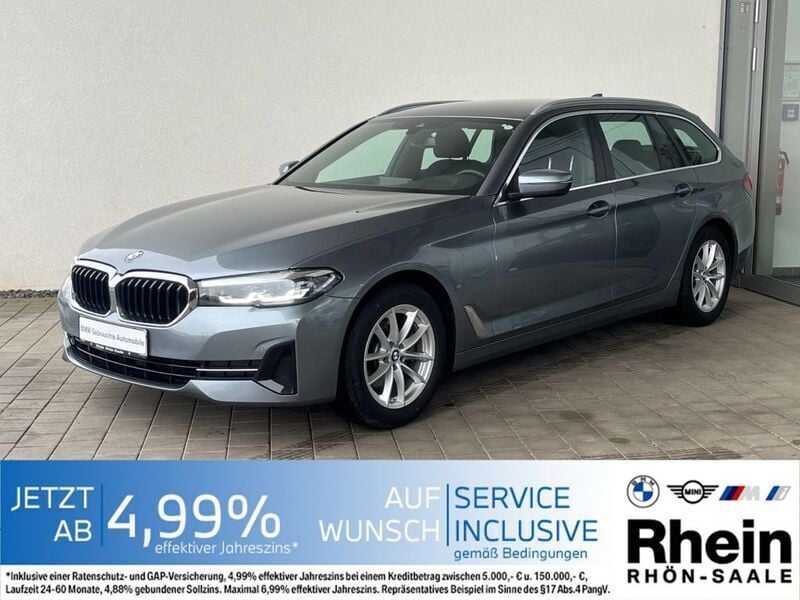Bluestone (metallic) Gebraucht 2022 BMW 520 Sport Line Kombi | 34.220 € (Guter Preis) - Bild 1/4
