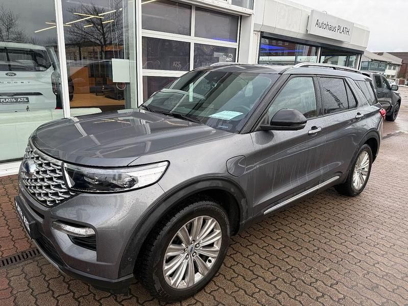 Grau Gebraucht 2022 Ford Explorer Platinum SUV | 46.890 € (Fairer Preis) - Bild 1/3