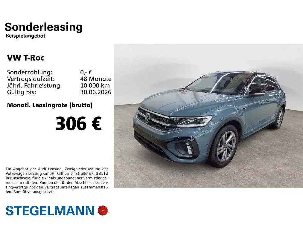 Gebraucht VW T-Roc Cabriolet R-line 150 PS (110 kW) 2025 Blau SUV
