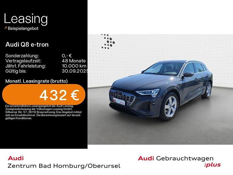 Grau Gebraucht 2024 Audi Q8 e-tron S-Line SUV | 49.480 € (Superpreis) - Bild 1/4