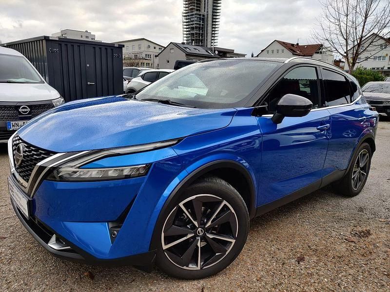 Blau Gebraucht 2021 Nissan Qashqai Tekna+ SUV | 23.990 € (Guter Preis) - Bild 1/4