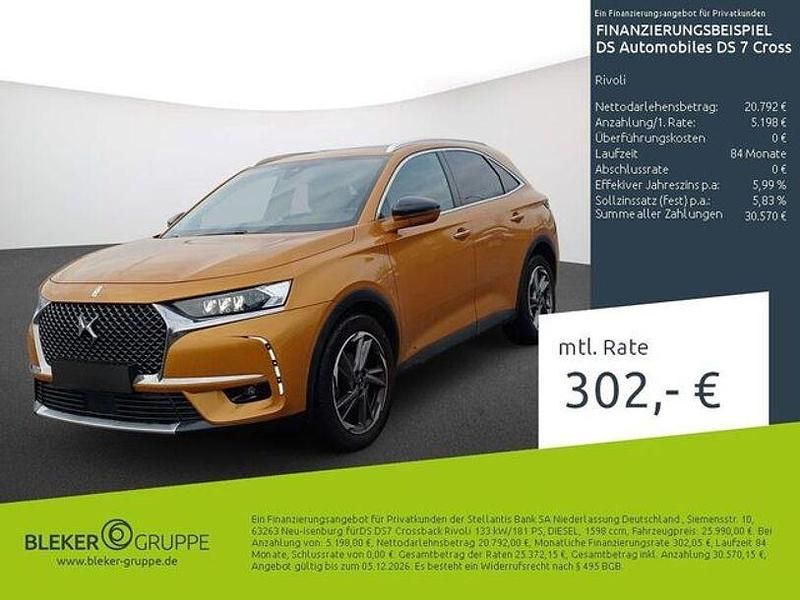 Curcuma/metallic Gebraucht 2021 DS Automobiles DS7 Crossback Rivoli SUV | 25.990 € (Fairer Preis) - Bild 1/3