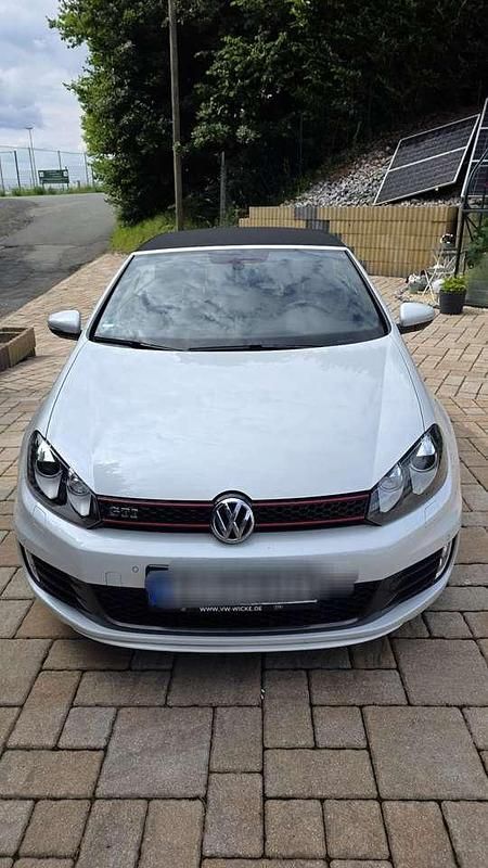 Weiß Gebraucht 2015 VW Golf Cabriolet GTI Cabrio | 18.000 € (Teuer) - Bild 1/4