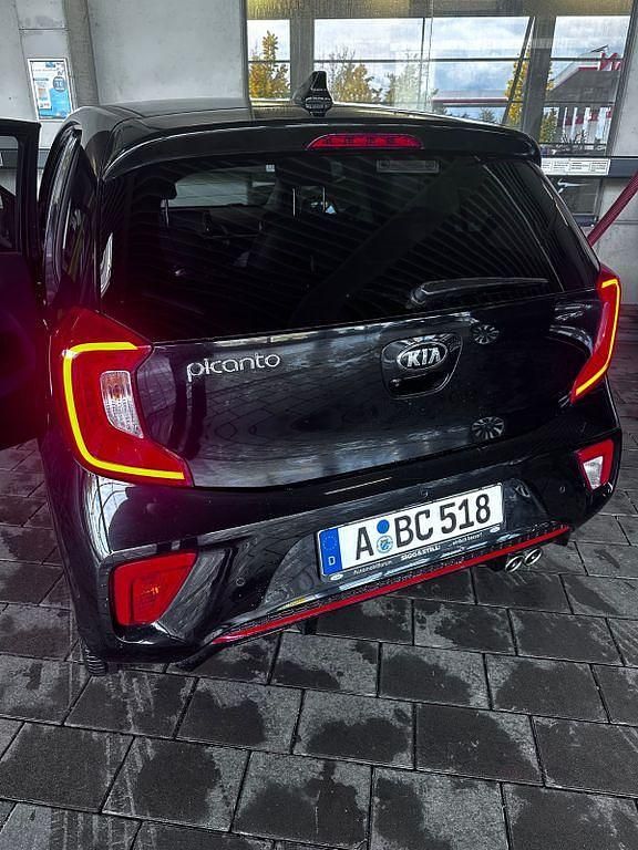 Gebraucht Kia Picanto GT-Line 101 PS (74 kW) 2018 Schwarz Kleinwagen