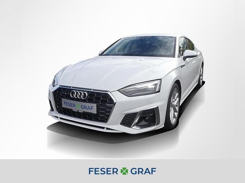 Gebraucht Audi A5 Sportback S-Line 204 PS (150 kW) 2021 Ibisweiß Kleinwagen