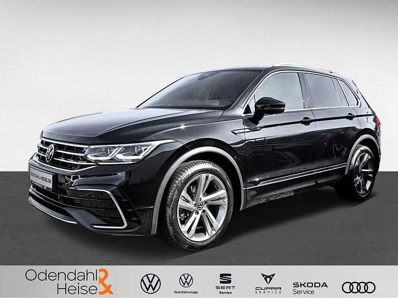 Schwarz Gebraucht 2022 VW Tiguan R-line SUV | 32.350 € (Guter Preis) - Bild 1/4