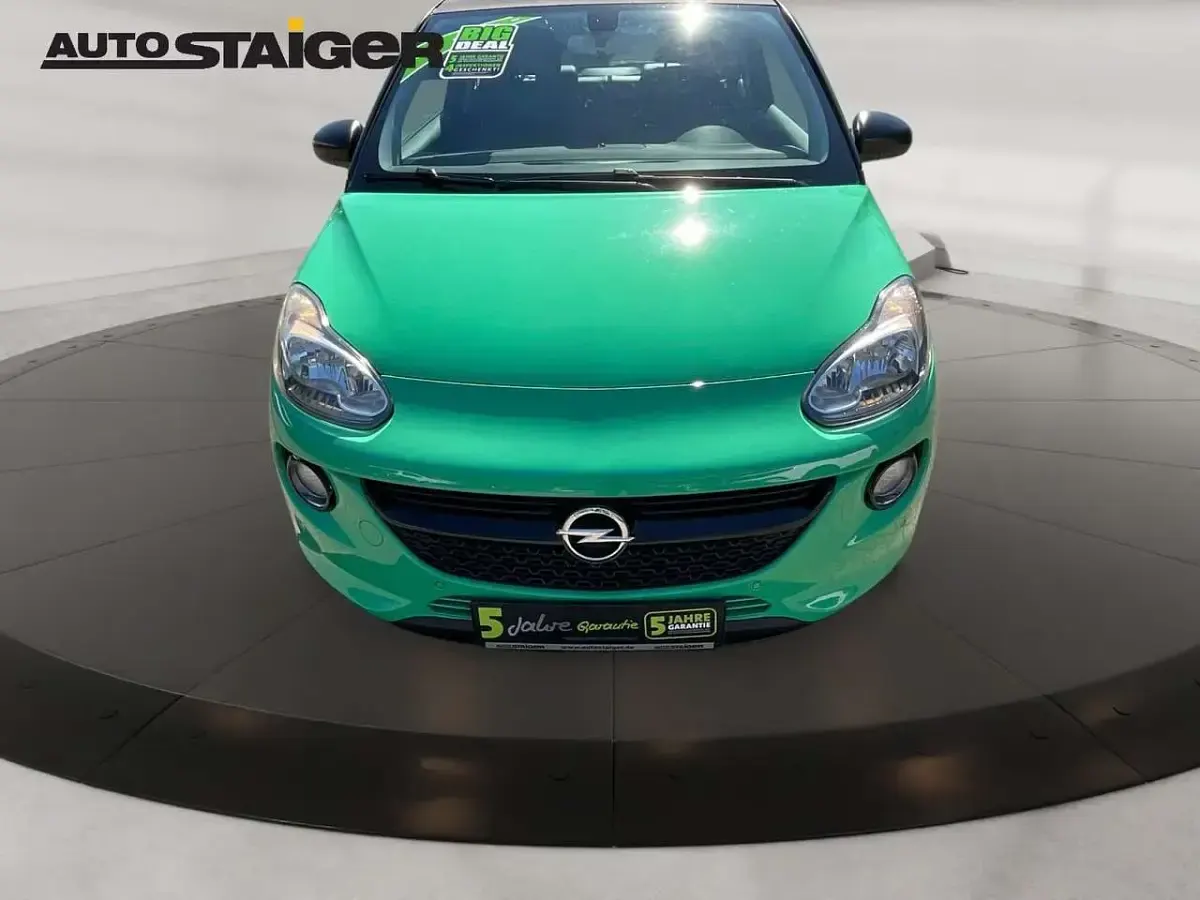 Gebraucht Opel Adam Open Air 90 PS (66 kW) 2015 Caribbean grün Kleinwagen