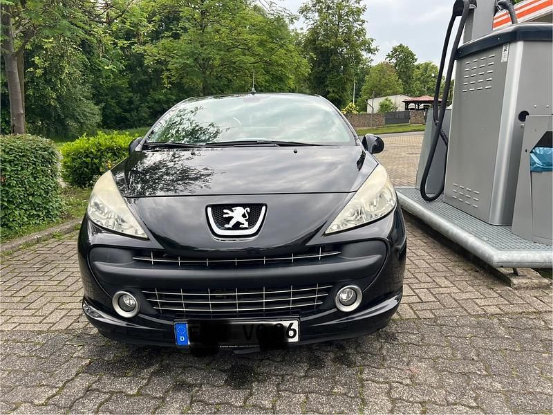 Schwarz Gebraucht 2007 Peugeot 207 CC Cabrio | 1.200 € (Superpreis) - Bild 1/4