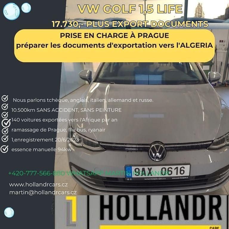 Grau Gebraucht 2023 VW Golf VIII Life Limousine | 20.800 € (Superpreis) - Bild 1/4