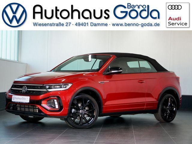 Kings red (metallic) Gebraucht 2023 VW T-Roc Cabriolet R-line Cabrio | 31.450 € (Fairer Preis) - Bild 1/4