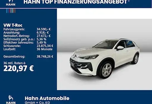 Neu VW T-Roc Life 150 PS (110 kW) 2026 Weiß SUV