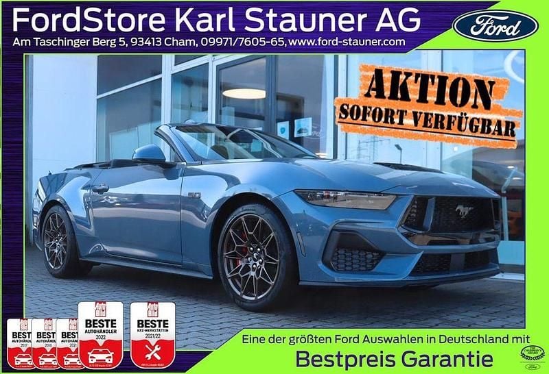 Neu Ford Mustang 446 PS (328 kW) 2026 Vaporblue metallic Cabrio