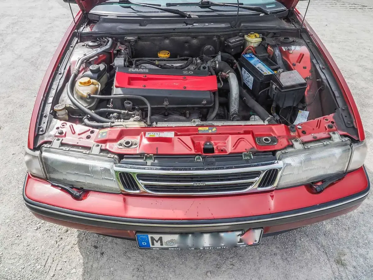 Gebraucht Saab 9000 150 PS (110 kW) 1997 Rot Limousine