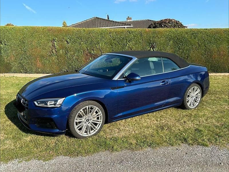 Blau Gebraucht 2018 Audi A5 Cabriolet Sport Cabrio | 25.800 € (Guter Preis) - Bild 1/4