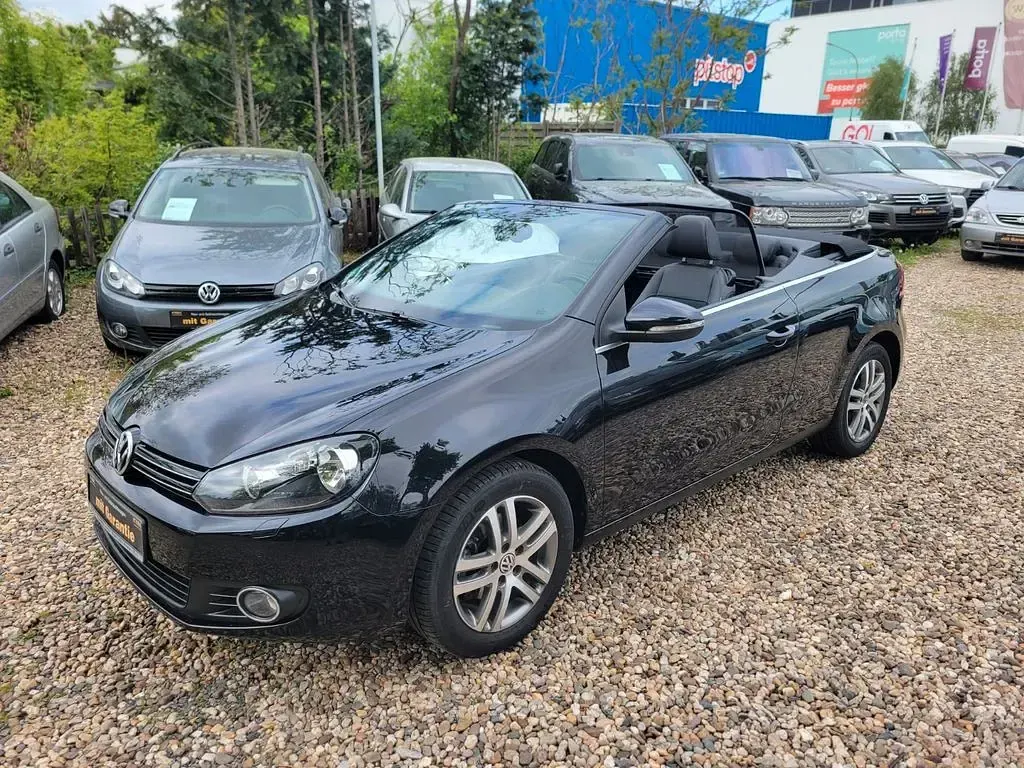 Gebraucht VW Golf 105 PS (77 kW) 2011 Schwarz Cabrio