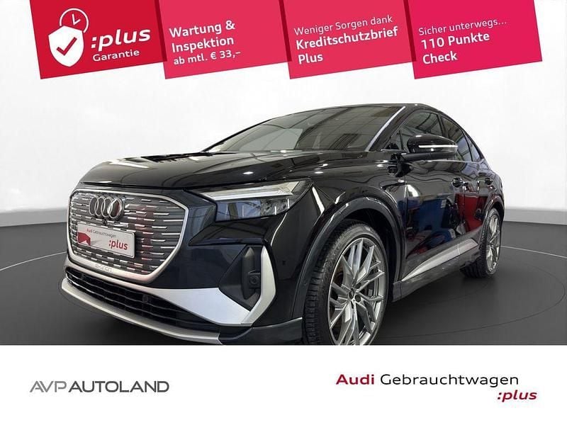 Schwarz Gebraucht 2022 Audi Q4 Sportback e-tron S-Line SUV | 34.970 € (Fairer Preis) - Bild 1/4