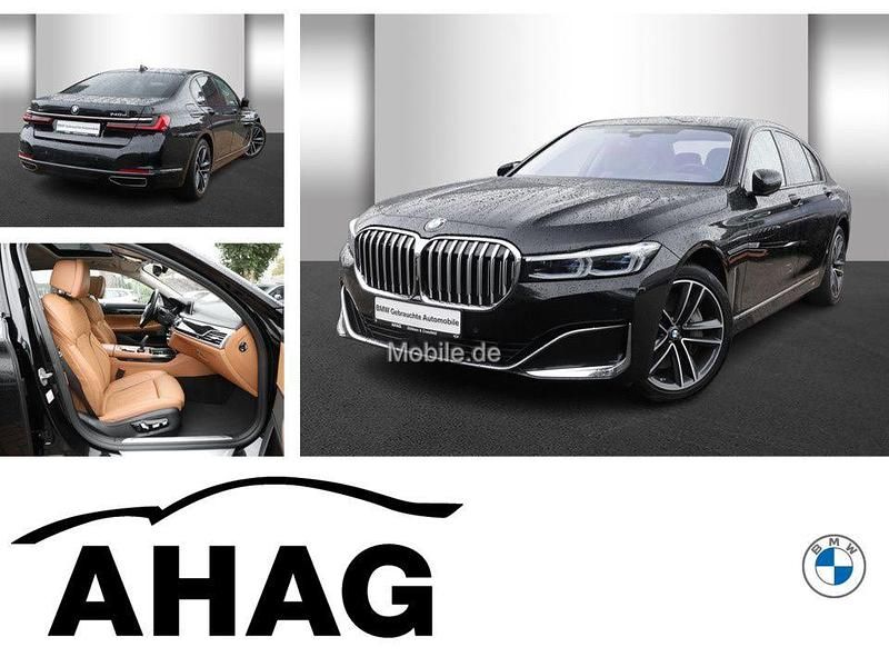 Schwarz Gebraucht 2021 BMW 740 Sport Line Limousine | 52.990 € (Guter Preis) - Bild 1/4