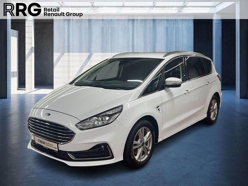 Frost weiss Gebraucht 2022 Ford S-MAX Titanium Van / Kleinbus | 26.990 € (Fairer Preis) - Bild 1/3