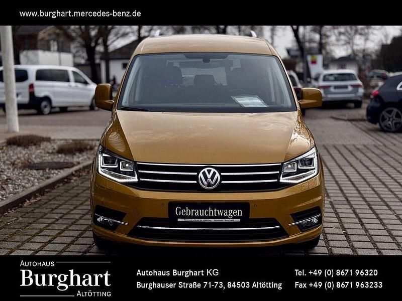 Gebraucht VW Caddy Highline 125 PS (91 kW) 2017 Sandstorm yellow Van / Kleinbus