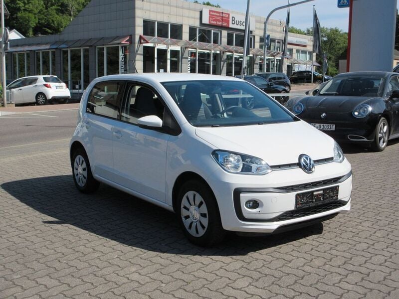 Weiß Gebraucht 2018 VW up! move up! Kleinwagen | 8.490 € (Guter Preis) - Bild 1/4